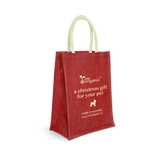 christmas small shopping bag  聖誕小帆布購物袋  20 x 12 x 8cm