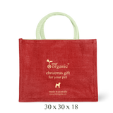 christmas large shopping bag  聖誕大帆布購物袋  30 x 30 x 18cm