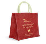 christmas large shopping bag  聖誕大帆布購物袋  30 x 30 x 18cm