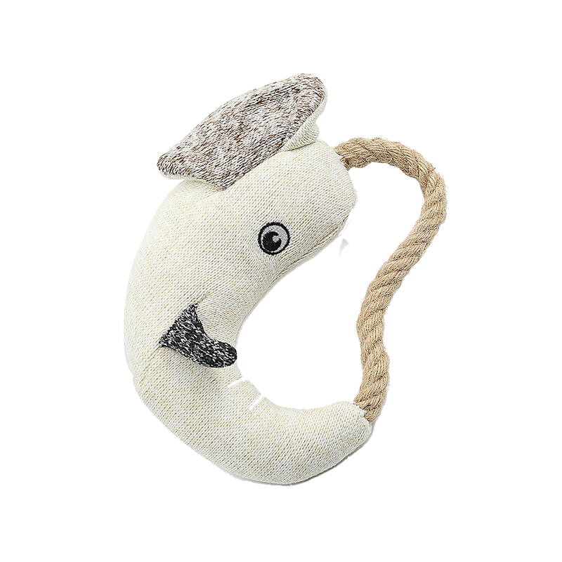 Knit Elephant Ring  Plush Pet Toy