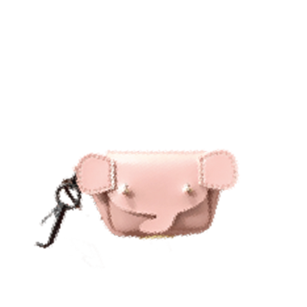 elephant oops bag holder (pink)